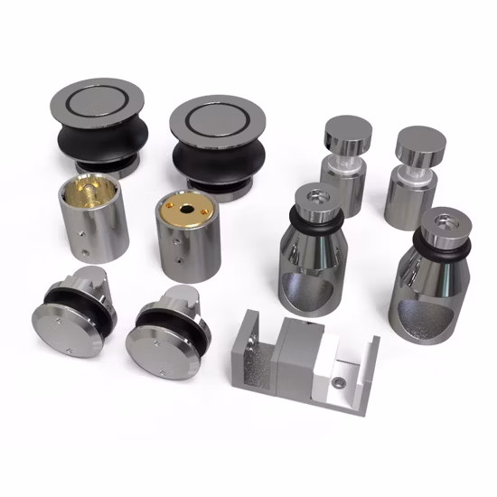 Schrank-Edelstahl-Rahmenlose Glasschiebetür-Hardware