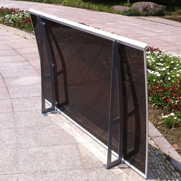 UV Rain Snow Protection Awning Polycarbonate Outdoor Window Door Canopy